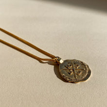 Load image into Gallery viewer, Coin Necklace Gold-Filled Chain 50 cm