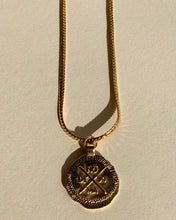 Load image into Gallery viewer, Coin Necklace Gold-Filled Chain 60 cm