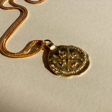 Load image into Gallery viewer, Coin Necklace Gold-Filled Chain 50 cm